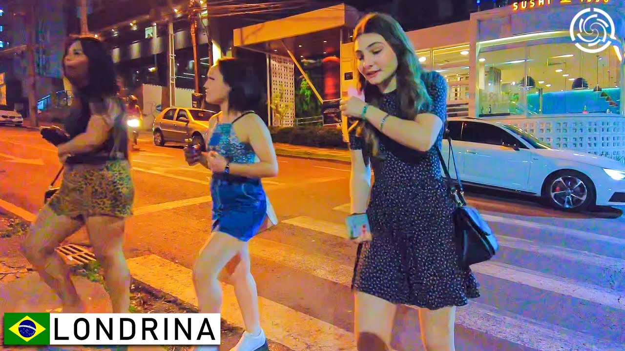 🇧🇷 Londrina Nightlife | Paraná, Southern Brazil |【4K】