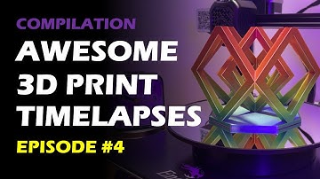 Ep 4: Satisfying 3D Printing Timelapse / Octolapse Compilation (Creality Ender 3 V2)