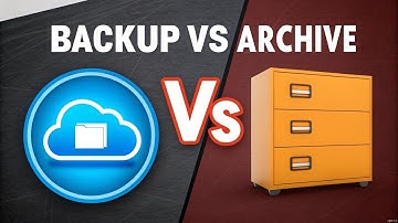 🎥 Backup vs Archive – What