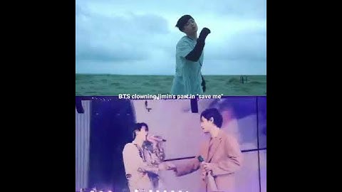 BTS clowning jimin