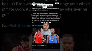 Should The Thunder Trade For Kd