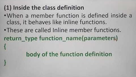 Defining methods of a Class in C++, Part 3, in Tamil, Chapter 14, Unit 4, A.Jaya Mabel Rani/AP.