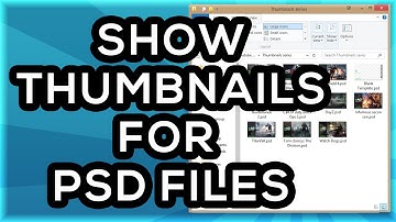 Show PSD thumbnails in Windows Explorer