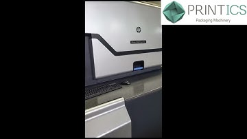 VIDEO PRINTICS U43810723 HP INDIGO WS6600 DIGITAL PRINTER WITH IN-LINE PRIMER