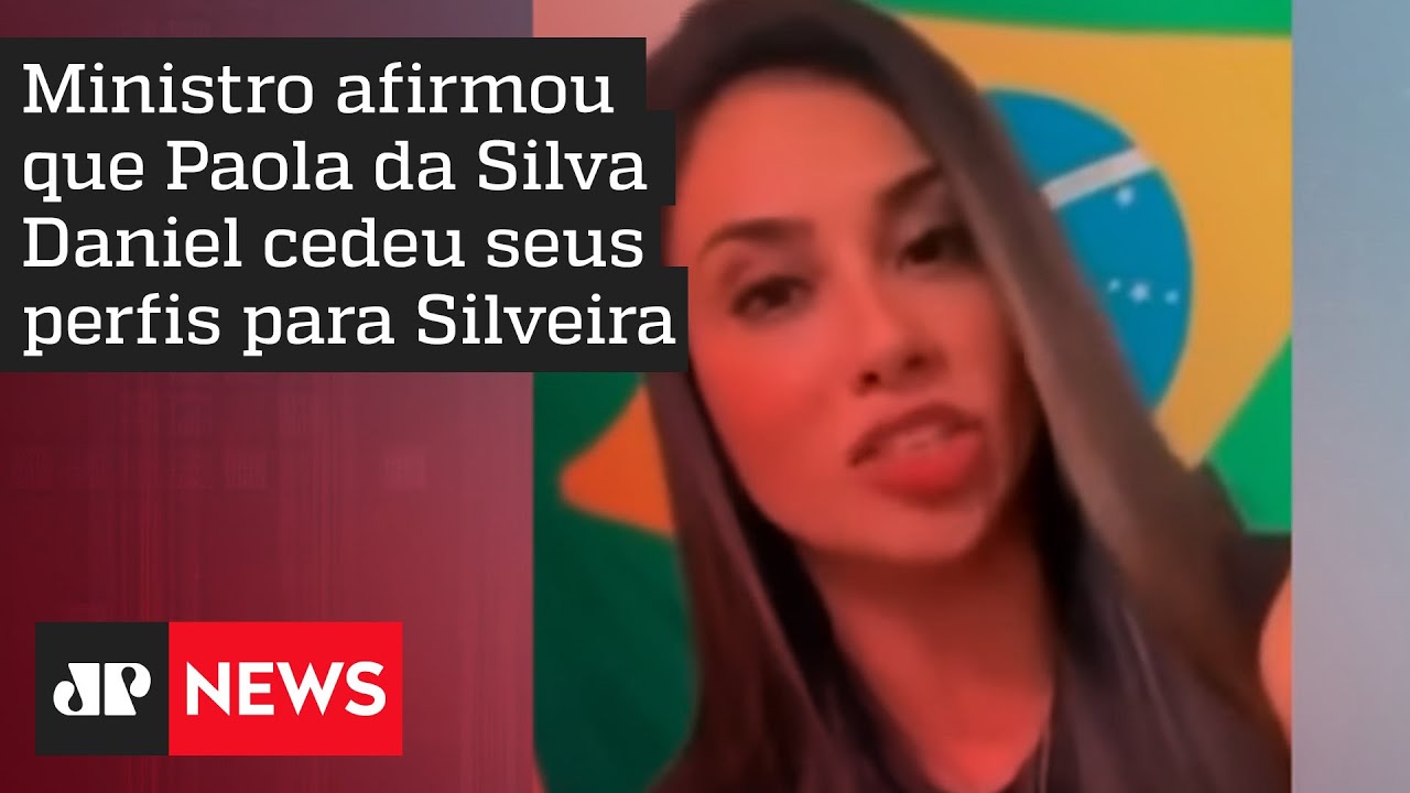 Moraes determina bloqueio de redes sociais da mulher de Daniel Silveira Moraes determina bloqueio de redes sociais da mulher de Daniel Silveira