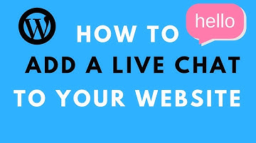 How To Add Live Chat To WordPress - Best FREE live chat service for websites