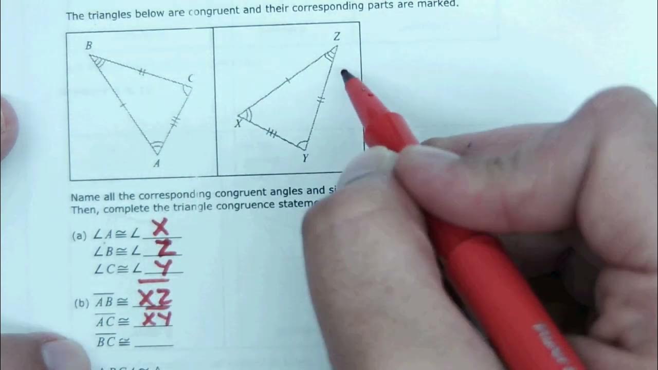 Chapter 5 Congruent Triangles Practice Test Florida Reveal Geometry