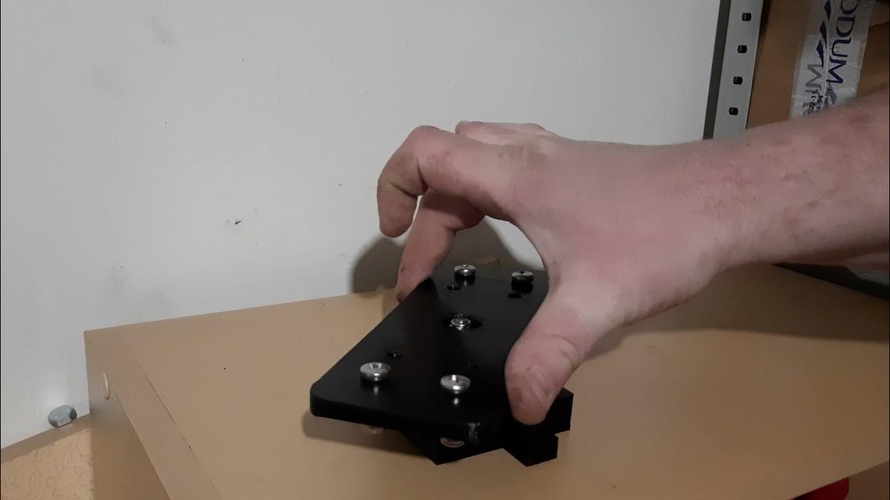 Быстросъёмное поворотное крепление для эхолота - YouTube