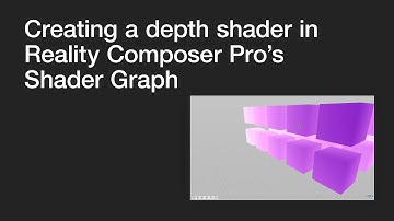 Recreating the Monterey Screensaver Surface Shader in Reality Composer Pro
