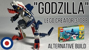 LEGO Creator 31088 Alternative build tutorial ​GODZILLA、レゴクリエイター31088をゴジラに組み替え