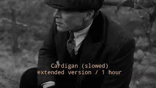 Cardigan (slowed) | (Looped best part and sound instrumental) // extendend song 1 hour