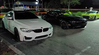 2021 Dodge Challenger Hellcat Redeye vs 2016 BMW M4 Bolt Ons E85