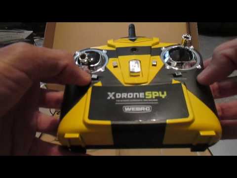 Unboxing Video of the WebRC X Drone Spy