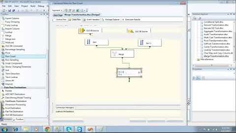 SSIS Merge and Merge Join Transformations
