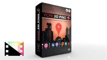 FCPX 3D Pins - Professional Trackable 3D Pin Tools for Final Cut Pro - Pixel Film Studios