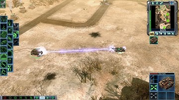 C&C 3: The Forgotten: non-upgrade Tick Tank versus Devourer Tank