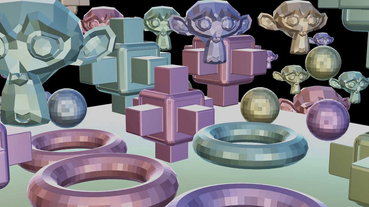 Blender 2.8 Simple OpenGL Matcap Render Test - YouTube
