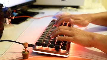 Massdrop Alt Keyboard - Kailh Speed Silver Switches (modded stabs)