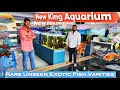 New king aquarium shop full tour with prices new stock update oscars angle fish cichlids  more
