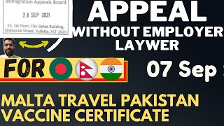 Malta Work Visa QNA I Malta Immigration Appeals Board For Visa Refusals I Pakistan To Malta Via UAE