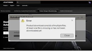 How to Fix 'Autodesk Software Installation Error: Missing or Incomplete Download Files'