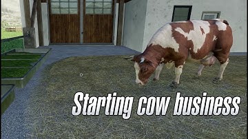 Farming Simulator 19 - We start business with cows