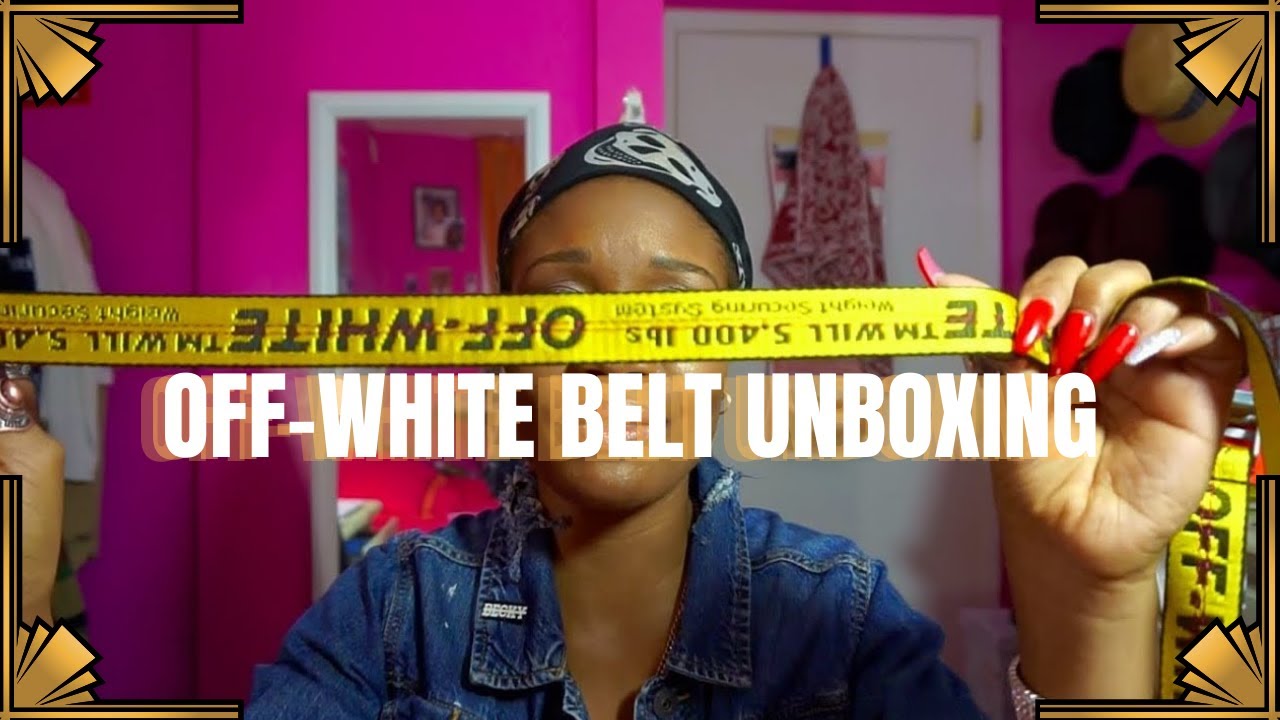 Luxury UNBOXING| Off-White mini industrial belt review #BriasKloset - YouTube