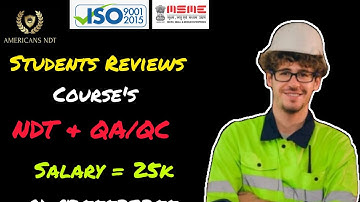 Real Success Story: NDT & QA/QC Course