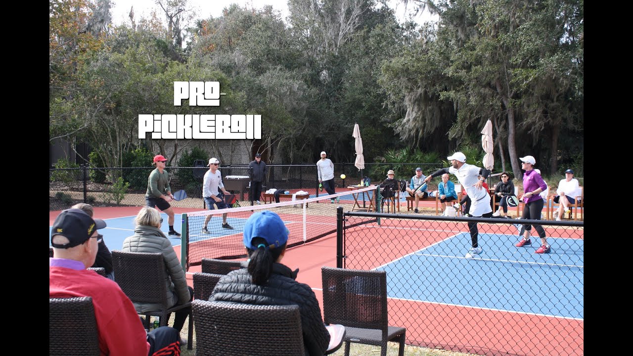 Pro- Pickleball exhibition Zach Johnson/Sarah Ansboury