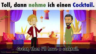 Learn German | Visiting a shisha bar in Germany | Dialog in German with subtitles