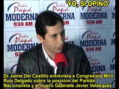 JAIME DEL CASTILLO ENTREVISTA A CONGRESISTA MIRO R...