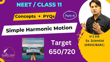 Physics For NEET Exam BY H S Sir - Simple Harmonic Motion Part -4
