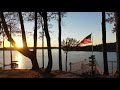 Beautiful Fall Colors, Old Glory, from the air, Tims Ford Lake Winchester TN