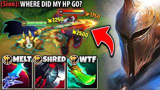 This Sion did not respect my Pantheon so I had to teach him a lesson...