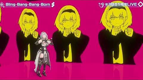 Noel Sings Bling-Bang-Bang-Born by Creepy Nuts - 【3rd Gen 5th Anniversary 3DLIVE】