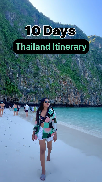 10 days thailand itinerary😍❤️✈️ | shwetha salian | wanderbees #shorts #thailand