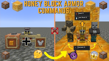 Command Block Tutorial #257: Honey Block Armor Commands in Minecraft (1.21+)