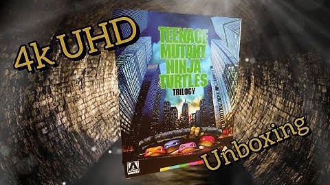 Teenage Mutant Ninja Turtles Trilogy 4K UHD Unboxing UK Edition | Dan-Ger