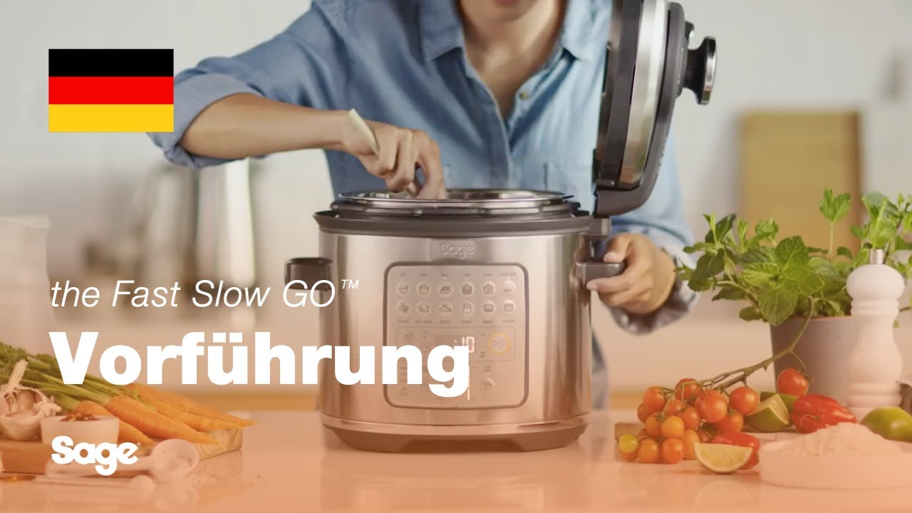 Sage Fast Slow Go Pro - Cuocipressione Multifunzione, Acciaio Inox, 11 Programmi - Foto 4