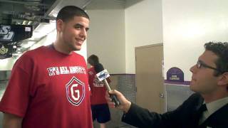 MBB: Interview with Omar Samhan before the 2010 WCC Championship Game