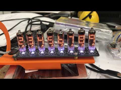 Numitron Bitcoin Ticker IV-9 - Testing