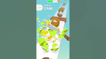 perfect slices Level 26 - gameplay walkthrough | slice cutting game | chop game #shorts #game