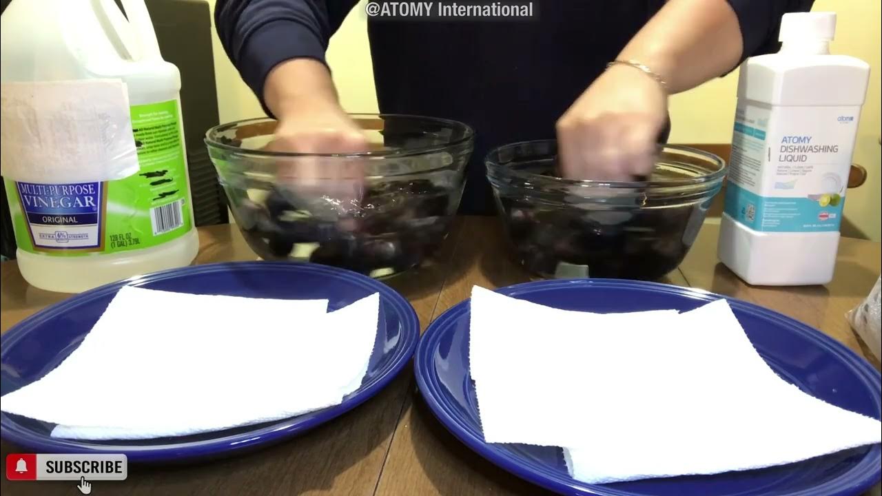 ATOMY Dish Detergent Demo With Grapes Karolin 🇺🇸 YouTube