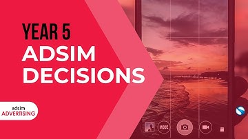 Year 5 AdSim Decisions | AdSim Advertising Business Simulation