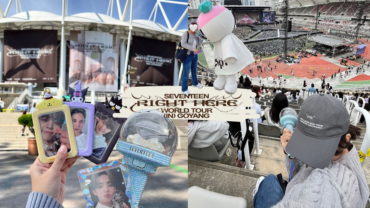 [CARAT VLOG] 💎 SEVENTEEN '17 RIGHT HERE' IN GOYANG | my first ever svt concert in korea!!