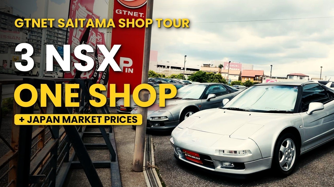 GTNET Saitama: Three NSXs on One Showroom Floor