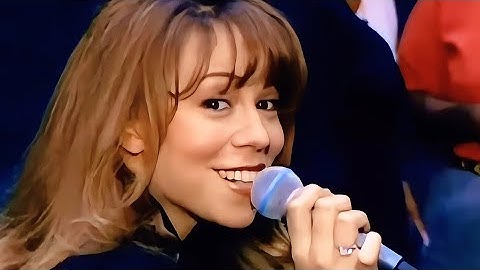 Mariah Carey - Anytime You Need A Friend (Live at TOTP Rehearsal, 1994) [4K Upscale]