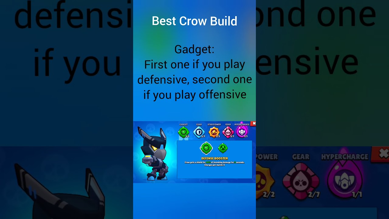Best Crow Build Brawl Stars 