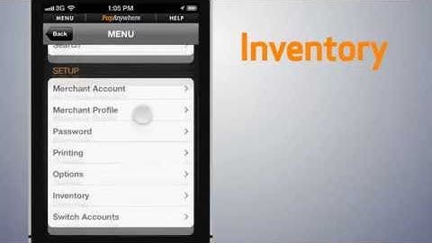 PayanywherePOS - How to Setup your Inventory