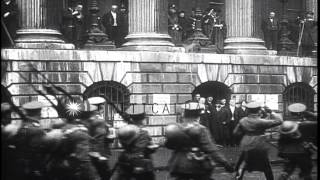 Lord Edmund Allenby Greeted By People In London. Hd Stock Footage